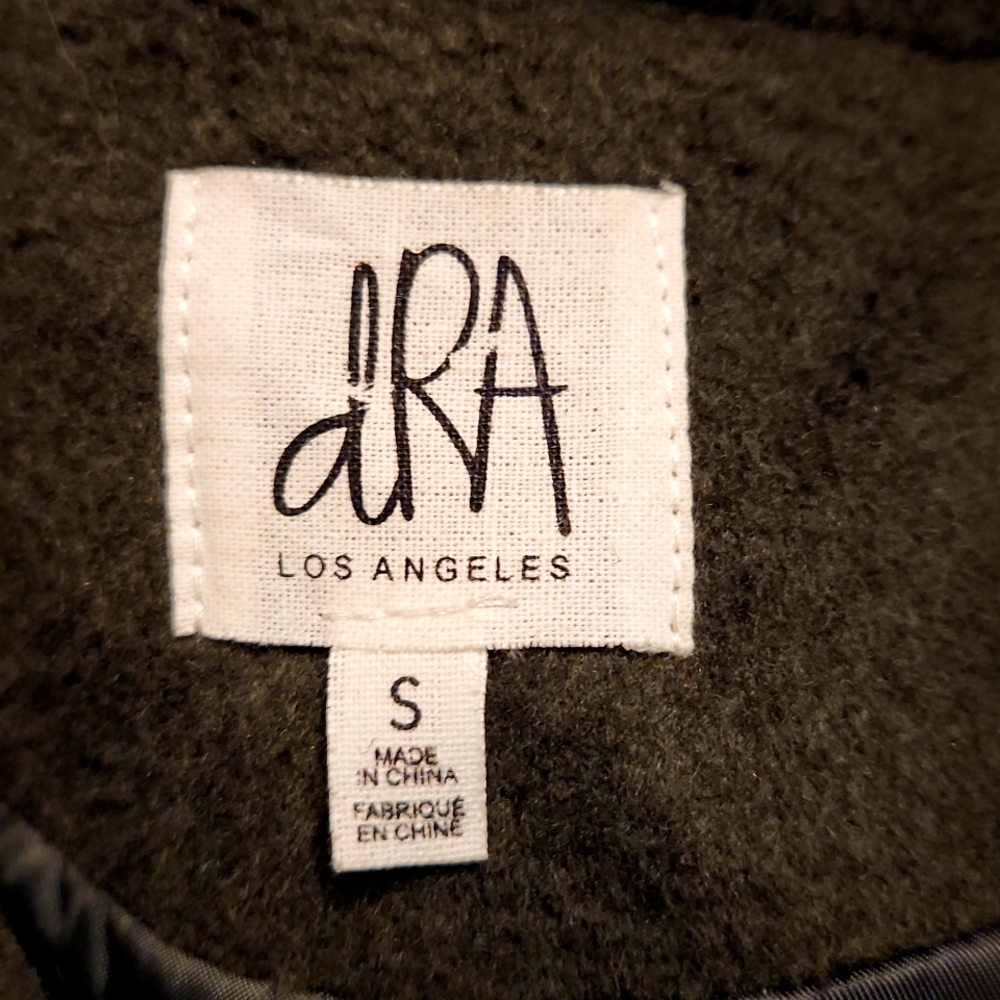 dRA Los Angeles size small Maggie coat pine new hutch